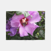 Couverture Polaire Bumblebebe sur la fleur d'Hibiscus (Devant (Horizontal))