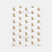 Couverture Polaire Bumblebee Baby Blanket | Whimsical Nature Nursery  (Devant)