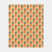 Couverture Polaire Bunch de carottes Orange Vegetable Veggie Garden (Devant)