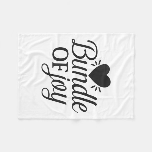 Couverture Polaire Bundle Of Joy Love Quote Cute Motivation  (Devant (Horizontal))