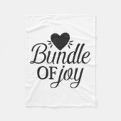 Couverture Polaire Bundle Of Joy Love Quote Cute Motivation  (Devant)