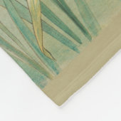 Couverture Polaire Bunnies mignons aux fleurs de jonquille Antique Pâ (Coin)