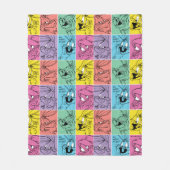Couverture Polaire BUNNY™ - Expressions de blocs de couleur (Devant)