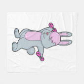 Couverture Polaire Bunny Fitness Dumbbell (Devant (Horizontal))