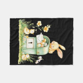 Couverture Polaire Bunny Mailbox Delivering With Eggs  (Devant (Horizontal))