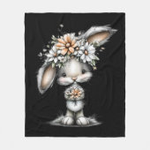 Couverture Polaire Bunny t'aime (Devant)
