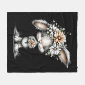 Couverture Polaire Bunny t'aime (Devant (Horizontal))
