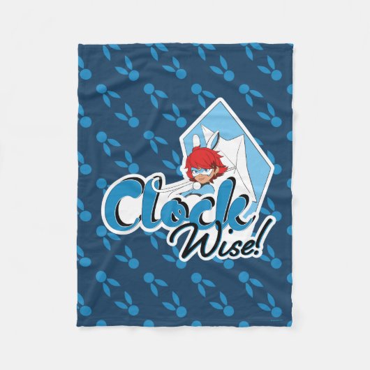 Couverture Polaire Bunnyx | Clock Wise ! (Devant)