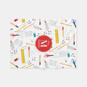 Couverture Polaire Bureau scolaire et artisanat Fournitures Motif Mon (Devant (Horizontal))