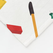 Couverture Polaire Bureau scolaire et artisanat Fournitures Motif Mon (Coin)