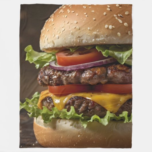 Couverture Polaire Burger (Devant)