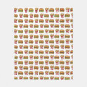 Couverture Polaire Burger d'appariement de restauration rapide classi (Devant)