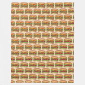 Couverture Polaire Burger Hamburger Cheeseburger Restauration rapide (Devant)