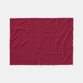 Couverture Polaire Burgundy Couleur complète (Devant (Horizontal))