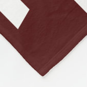 Couverture Polaire Burgundy Stripes Multiples Photos Personnalisées M (Coin)