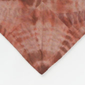 Couverture Polaire Burgundy Tie Dye Style Motif traditionnel (Coin)