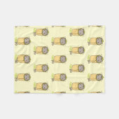 Couverture Polaire Burrito de chat de Purrito Kitty (Devant (Horizontal))