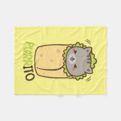 Couverture Polaire Burrito de Purrito Kitty (Devant (Horizontal))