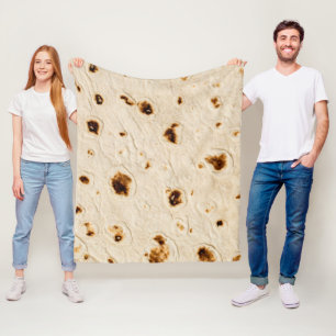 Couverture Polaire Burritos, Tortilla géante