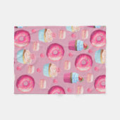 Couverture Polaire Butées toriques, petits gâteaux, et sucreries (Devant (Horizontal))