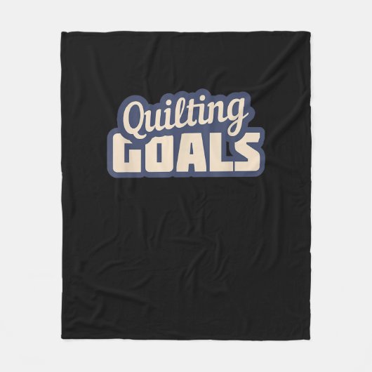 Couverture Polaire Buts Drôle De Quilting (Devant)