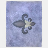 Couverture Polaire Butterfleur | Papillon Fleur de Lis (Devant)