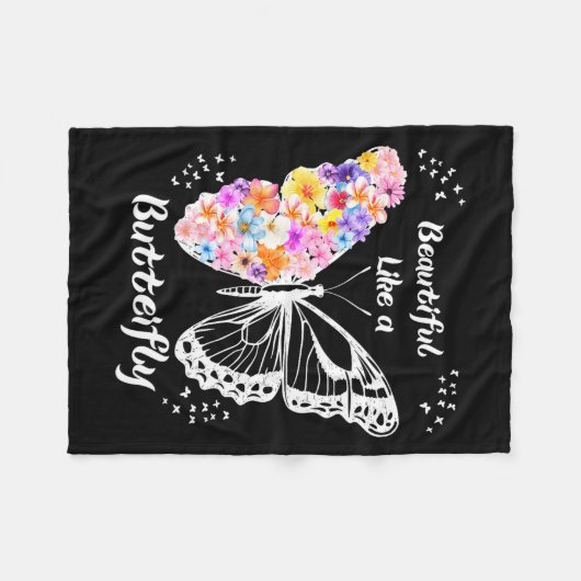 Couverture Polaire Butterfly (Devant (Horizontal))