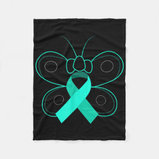 Couverture Polaire Butterfly Ruban santé mentale Chemise santé mental