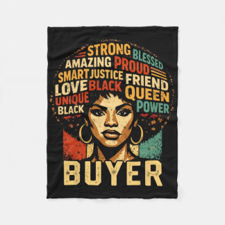 Couverture Polaire Buyer Black History Month Powerful Black Pride Art
