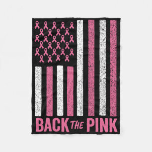 Couverture Polaire Byck Pink Breast Cancer Awareness Flag Hommes Femm