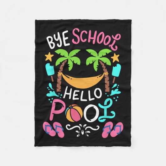 Couverture Polaire Bye School Beach T Ball Tee Hammock (Devant)