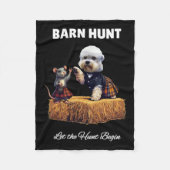 Couverture Polaire Byrn Hunt Lover - Jote Rat Et Dandie Dinmont Dog (Devant)