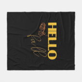 Couverture Polaire C’est automne Y’all Automne Laisser design Citroui (Devant (Horizontal))