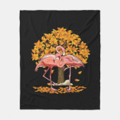 Couverture Polaire C’est l’automne Y’all Flamant rose Thanksgiving Ha (Devant)