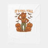 Couverture Polaire C’est le Citrouille de Fall Y’all (Devant)