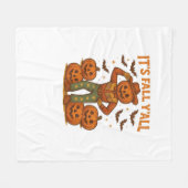 Couverture Polaire C’est le Citrouille de Fall Y’all (Devant (Horizontal))