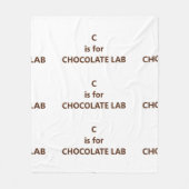 Couverture Polaire c est pour choc lab (Devant)