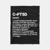 Couverture Polaire C-ptsd Définition Sensibilisation au stress Posttr (Devant)