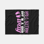 Couverture Polaire C-section Cesarean New Mom Of Baby Girl Recovery Q (Devant (Horizontal))