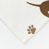 Couverture Polaire Ça a été une longue journée de Dachshund (Coin)