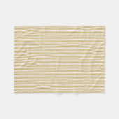 Couverture Polaire Cabana beige et blanc kaki (Devant (Horizontal))