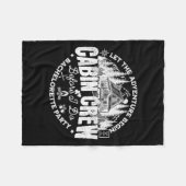 Couverture Polaire Cabin Crew Before I Do Bachelorette Party Camp Bac (Devant (Horizontal))