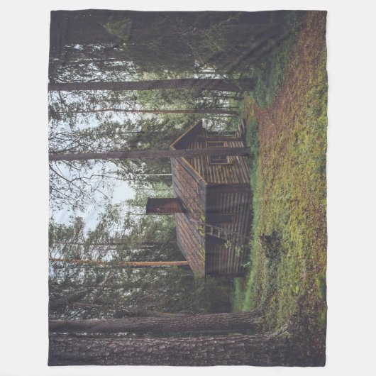 Couverture Polaire CABINE dans les bois (Devant)