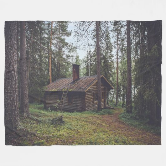 Couverture Polaire CABINE dans les bois (Devant (Horizontal))