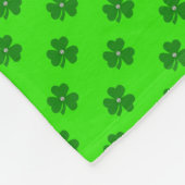 Couverture Polaire Cabot vert, arrière - plan vert pour Baby shower (Coin)