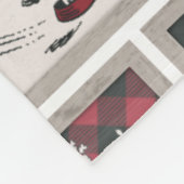 Couverture Polaire cacahuètes | Ancien Motif de traîneau (Coin)