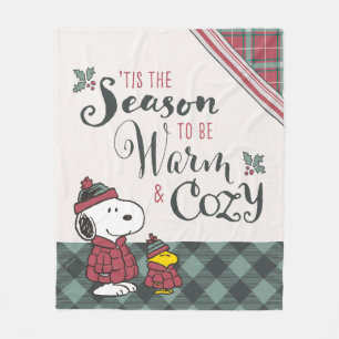 Couverture Polaire cacahuètes C'Est La Saison D'Être Cosy