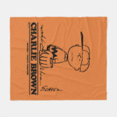 Couverture Polaire cacahuètes | Charlie Brown Jouer à la balle (Devant (Horizontal))