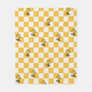 Couverture Polaire cacahuètes Drapeau À damiers bois