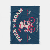 Couverture Polaire cacahuètes | Été Américain Libre À Roam (Devant)